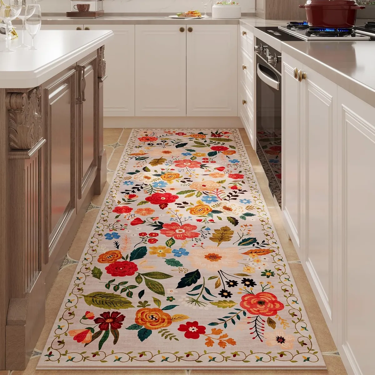Rugcomf Runner Rug 2x6 Washable